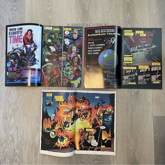 1995 VINTAGE WILDSTORM RISING #1, 4, 16 Comic Books Bundle Lot Of 3ea - Picture 5 of 6